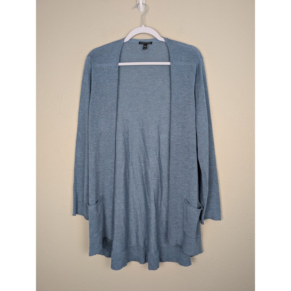 Eileen Fisher Merino Wool Cardigan Sweater